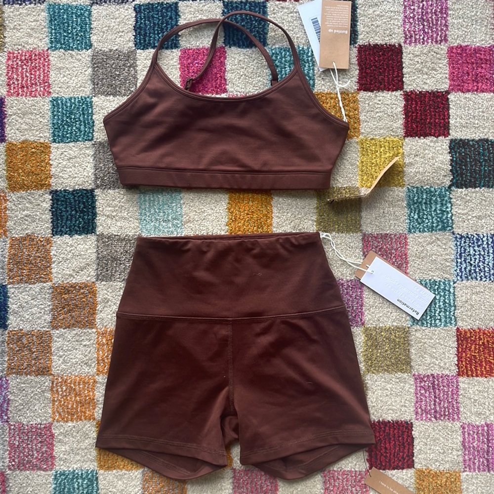 Reformation Ecostretch Fitness Set NWT